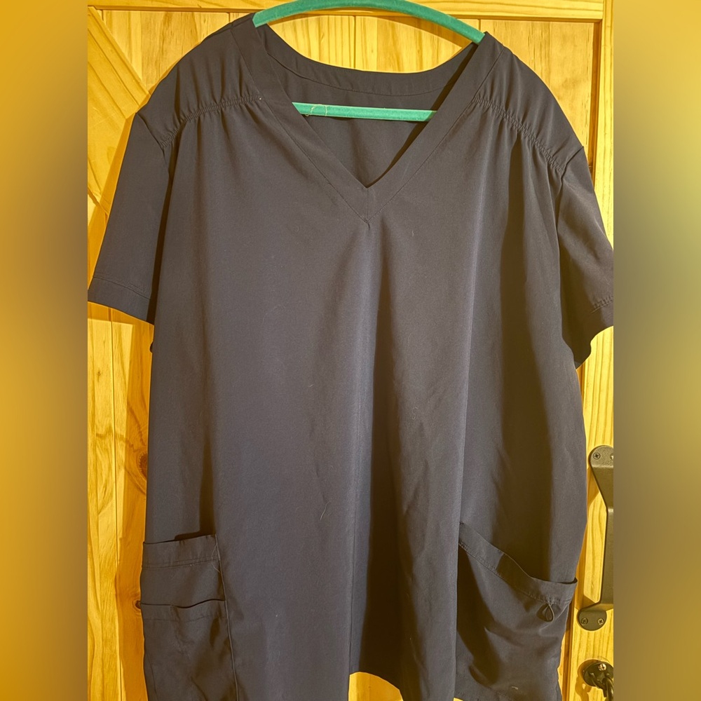Navy Scrubstar 3x scrub top